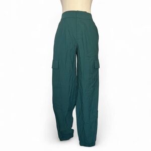 a new day Deep Teal High-Waist Trousers